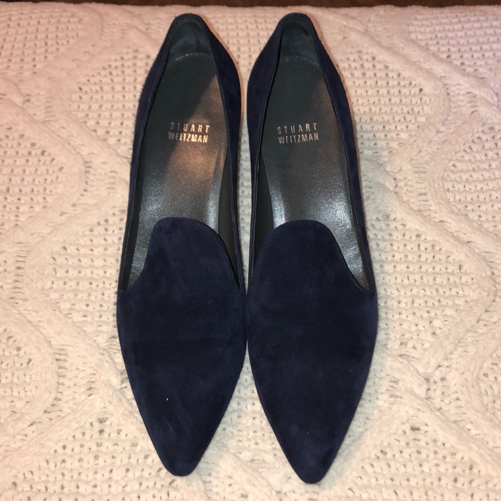 STUART WEITZMAN blue pumps